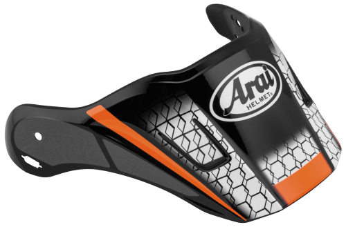 Arai Helmets - Arai Helmets Visor for XD4 Helmet - Mesh Orange - 093974