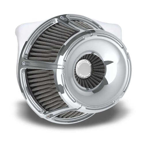 Arlen Ness - Arlen Ness Inverted Series Air Cleaner Kit - Slot Track - Chrome - 18-924