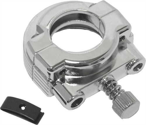 HardDrive - HardDrive Throttle Clamps - Double Cable - Chrome - 30-665A