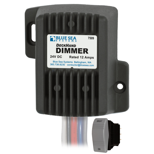 Blue Sea Systems - Blue Sea 7509 DeckHand Dimmer - 12 Amp/24V