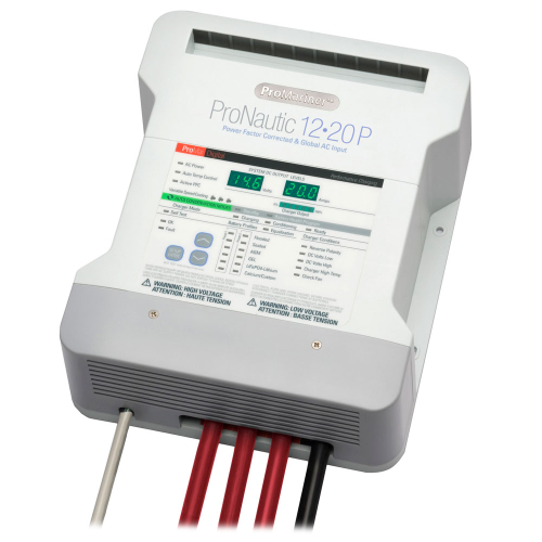 ProMariner - ProMariner ProNautic 1220P 20 Amp 3 Bank Battery Charger