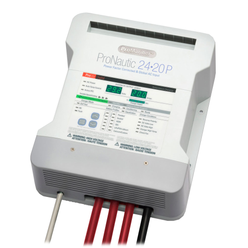 ProMariner - ProMariner ProNautic 2420P 24V 20 Amp 3 Bank Battery Charger