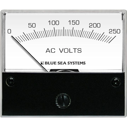Blue Sea Systems - Blue Sea 9354 AC Analog Voltmeter 0-250 Volts AC