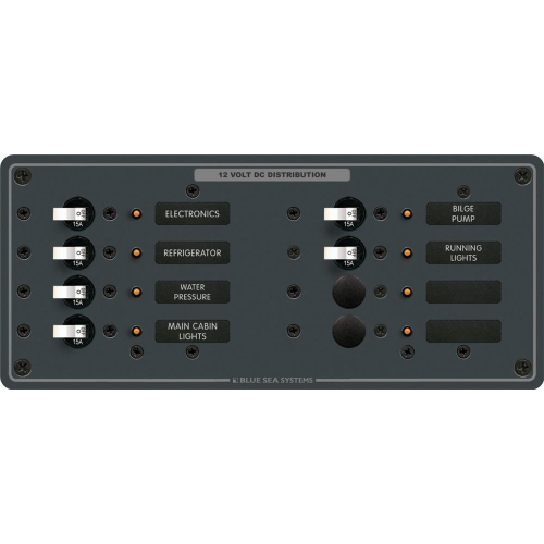 Blue Sea Systems - Blue Sea 8385 DC 8 Position Horizontal