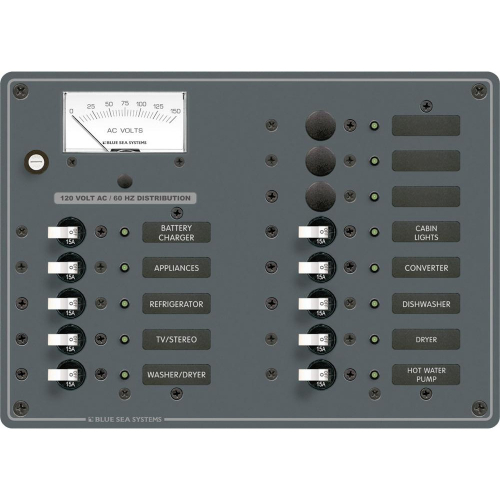Blue Sea Systems - Blue Sea 8479 AC 13 Position - White