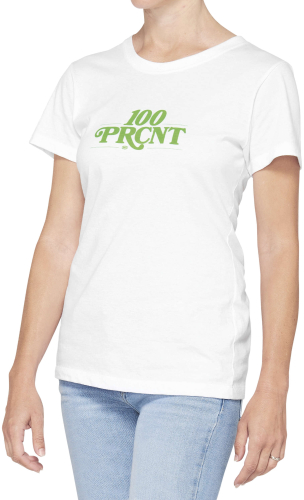 100% - 100% Searles Crewneck Womens T-Shit - 28067-000-10 - White - Small