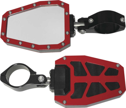ModQuad - ModQuad Bezel Side Mirror - 2in. - Red - SIDE-2-G