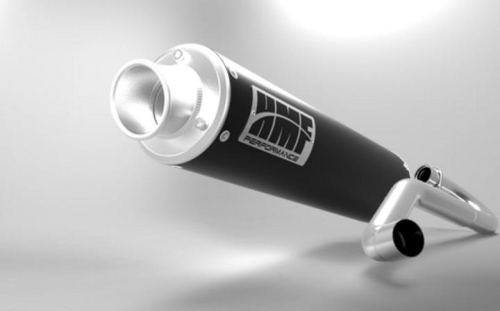 HMF Engineering - HMF Engineering Performance Series Full System Exhaust - Side Mount - Black- Turn Down Brushed - 026484606171