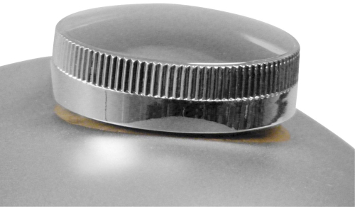 Paughco - Paughco Long-Skirted Cam-Style Gas Cap - Wide Knurling - 800LS2