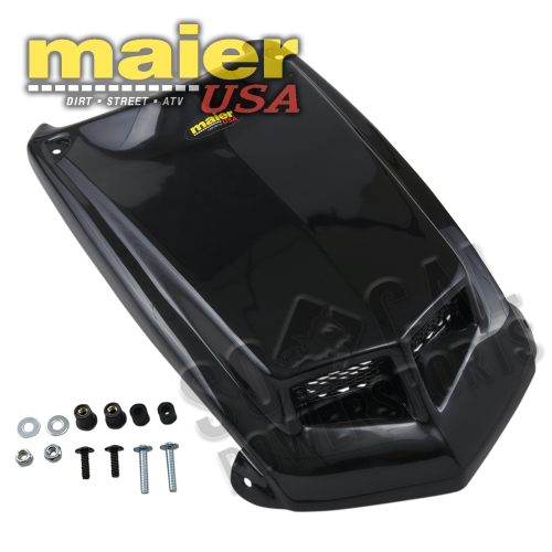 Maier Mfg - Maier Mfg Dominator Scooped Hood - Black - 509750
