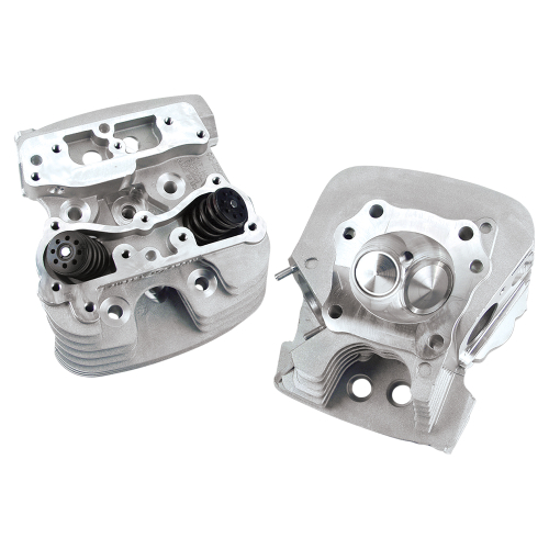 S&S Cycle - S&S Cycle Super Stock 89cc Cylinder Head Kit - .640in. Lift Springs - Silver Powder-Coat - 106-3255