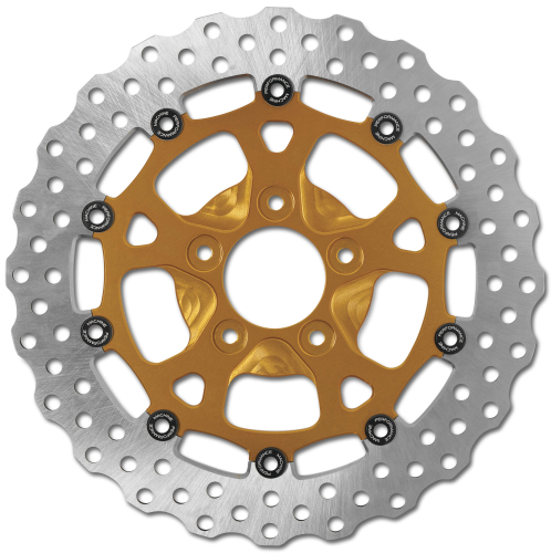 Performance Machine - Performance Machine Dominator Front Brake Disc - 11.5 - Gold Anodized - 0133-1535S-G