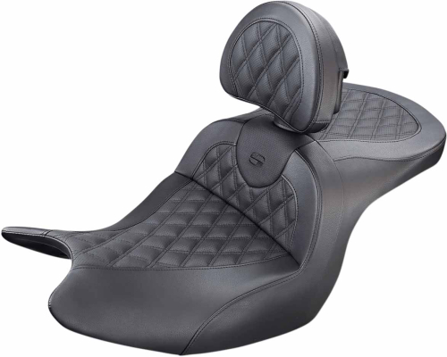 Saddlemen - Saddlemen Road Sofa LS Seat with Backrest - Unheated - H18-07-182BR