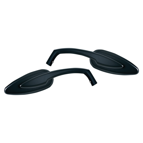 Kuryakyn - Kuryakyn Teardrop Mirrors - Black - 1708