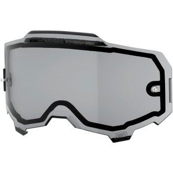 100% - 100% Replacement Lens for Armega Goggles - Dual Vented Smoke - 51043-007-02