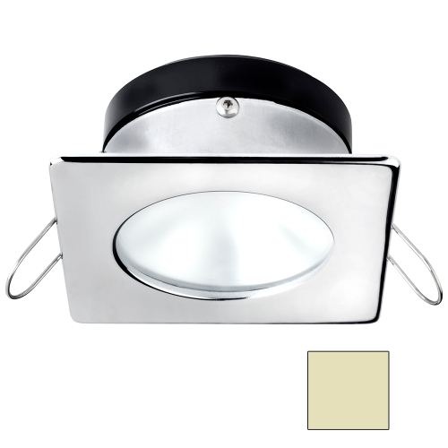 I2Systems Inc - i2Systems Apeiron A1110Z - 4.5W Spring Mount Light - Square/Round - Warm White - Chrome Finish