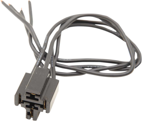 Drag Specialties - Drag Specialties Four-Wire Relay Socket Assembly - Black - MC-DRAG041