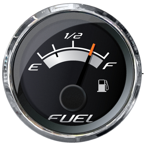 Faria Beede Instruments - Faria Platinum 2" Fuel Level Gauge (E-1/2-F)