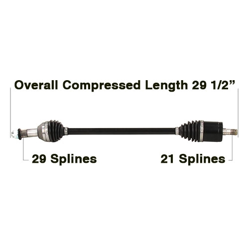 TYTANEUM - TYTANEUM Heavy Duty CV Axle - CAN-6083HD
