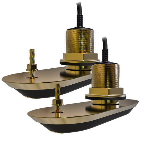 Raymarine - Raymarine RV-220 RealVision 3D&trade; Bronze Thru-Hull Transducer Pair Pack - 20&deg; - 8M Cable &amp; Y-Cable