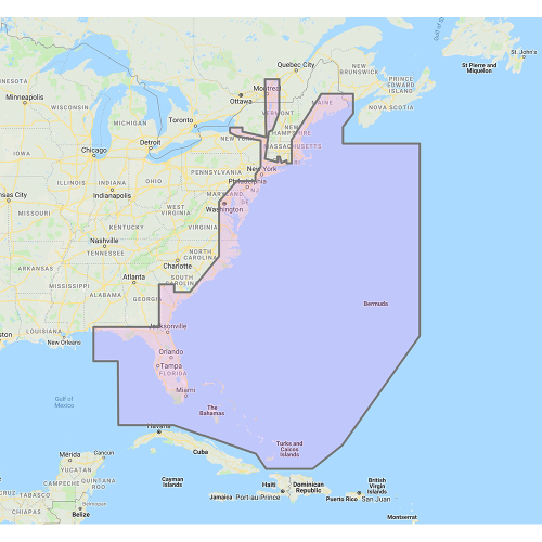 Furuno - Furuno U.S. East Coast, Bahamas &amp; Bermuda - Vector Charts &amp; Standard Resolution Satellite Photos f/Bahamas - Unlock Code