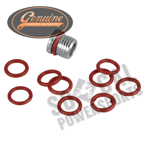 James Gasket - James Gasket Primary Housing Drain Plug O-Ring - Viton - 11324