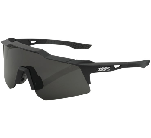 100% - 100% Speedcraft XS Sunglasses - 60009-00000 - Soft Tact Black/Smoke Lens - OSFM