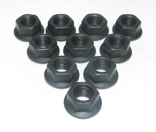 WSM - WSM Cylinder Nuts - 1.25 Pitch - 10mm - Flanged - 014-603