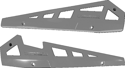 Pro Armor - Pro Armor Rock Sliders - Titanium Matte Metallic - P141221TMM