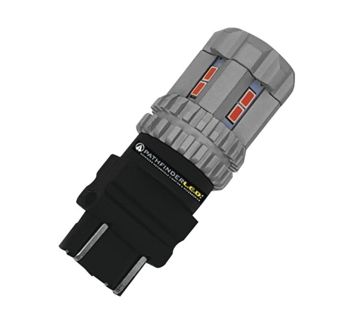 SoCalMotoGear - SoCalMotoGear LED Ultra-Flash High-Intensity Led Bulbs - Red - 3157RP