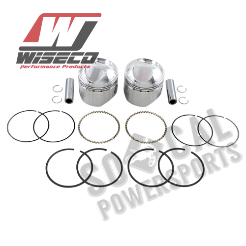Wiseco - Wiseco K Piston Kit (74ci., Domed) - .080in. Oversize to 3.517in., 9:1 Compression - K1612