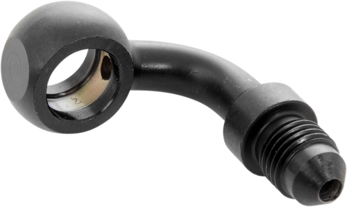 Goodridge - Goodridge Universal 90deg. Banjo Fitting - 3/8in./10mm - Ebony - P599-03BK