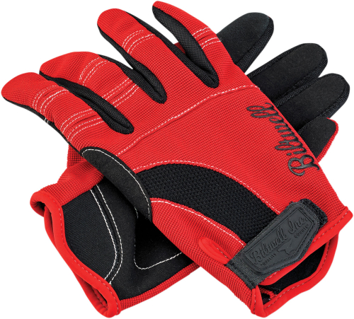 Biltwell Inc. - Biltwell Inc. Moto Gloves - GL-LRG-RW-BK - Red/Black/White - Large