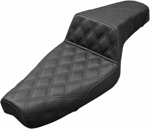 Saddlemen - Saddlemen Step-Up Full Lattice Stitch Seat - Black - 807-03-175