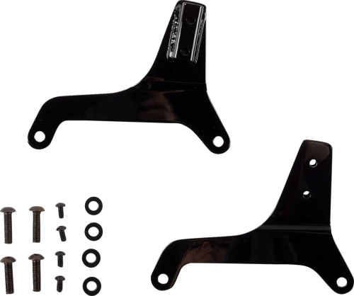 Khrome Werks - Khrome Werks Round Side Plates - Gloss Black - KW4880