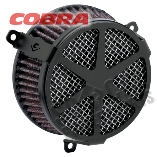 Cobra - Cobra Air Intake System - Spoke - Black - 06-0467-04B