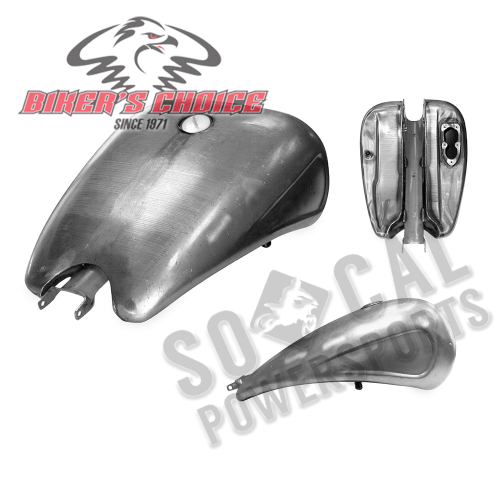 Bikers Choice - Bikers Choice 2in. Stretched Steel Gas Tank - 4 Gal. - 482941