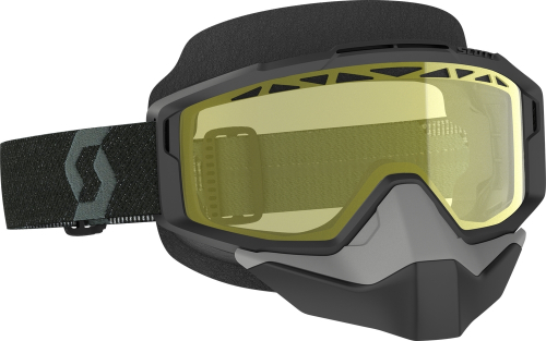 Scott USA - Scott USA Split OTG Snowcross Goggles - 285543-001029 - Black / Yellow Lens - OSFM