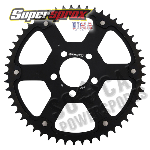 Supersprox - Supersprox Stealth Sprocket - 53T - Black - RST-7081-53-BLK