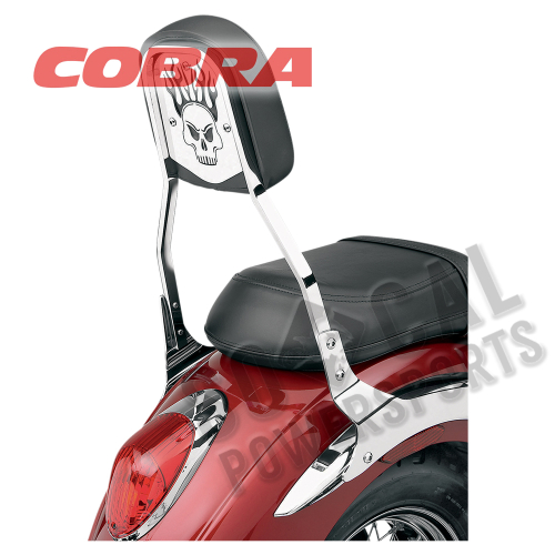 Cobra - Cobra Standard Sissy Bar Insert - Skull - 02-5052