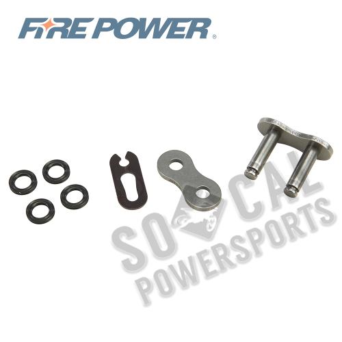 Fire Power - Fire Power Clip Master Link for 525 X-Ring Heavy Duty Chain - Natural - 525FPX-SKJ