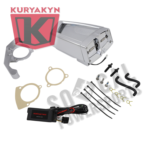 Kuryakyn - Kuryakyn Hypercharger ES Air Clear Kit - Chrome - 9359
