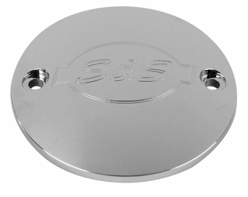 S&S Cycle - S&S Cycle Logo Ignition Cover - Chrome Plated - 31-0332