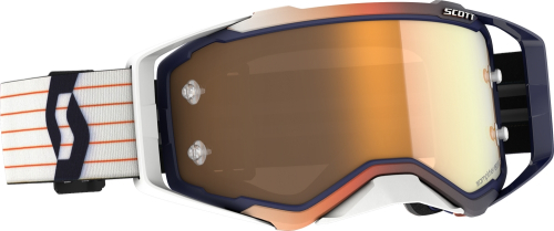 Scott USA - Scott USA Prospect Goggles - 285536-1006324 - Blue/White / Gold Chrome Amplifier Works Lens - OSFM