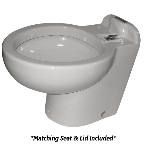 Raritan - Raritan Marine Elegance - Household Style - White - Fresh or Saltwater - Smart Toilet Control - 12v