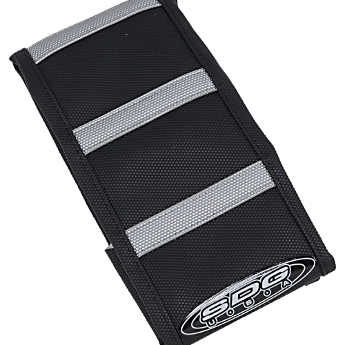 SDG - SDG 6-Rib Gripper Seat Cover - Black Cover/Black Sides with Gray Ribs - 95943XK