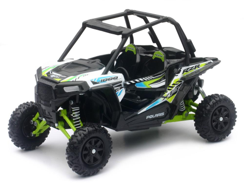 New Ray Toys - New Ray Toys 1:18 Scale ATV - Polaris RZR 1000XP White Lightning - 57593C