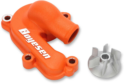 Boyesen - Boyesen Supercooler Water Pump Cover and Impeller Kit - Orange - WPK-44AO