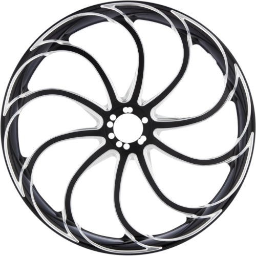 Arlen Ness - Arlen Ness Forged Billet Rear Rim - 18in. x 5.50in. - Drift Black - 71-561