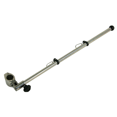 Whitecap - Whitecap Clamp-On Flag Pole - 1/2" Diameter Stainless Steel Clamp &amp; Pole